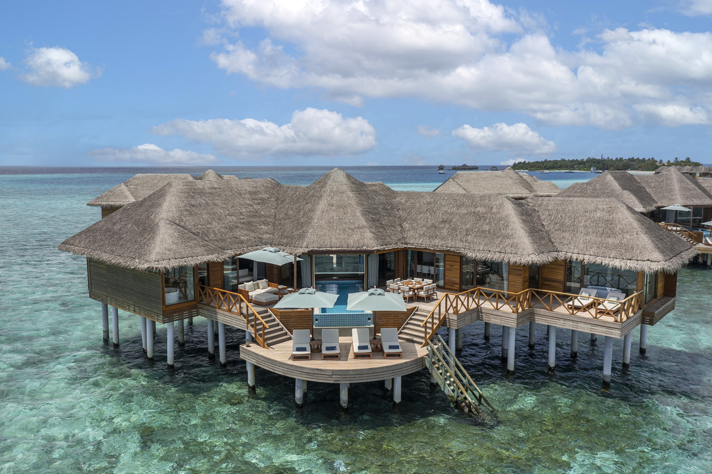 Ocean Pavilion with Pool at Huvafen Fushi